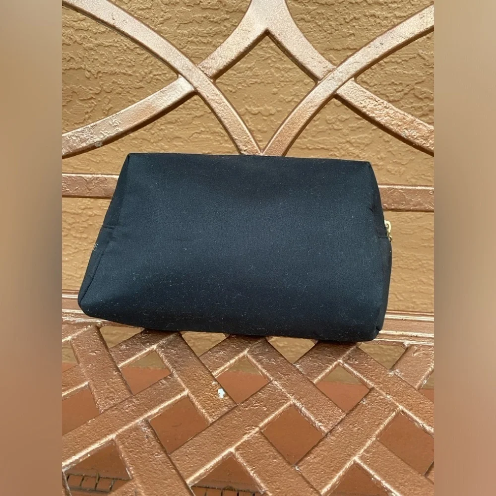 Lancome Black and Gold Cosmetic Bag